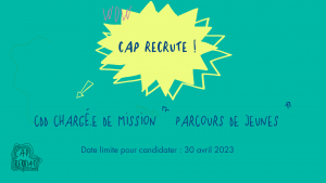 Recrutement poste d'incitation 2023 - Association Cap Berriat